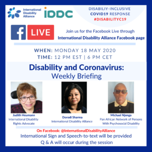 Poster Facebook live 18 May 2020