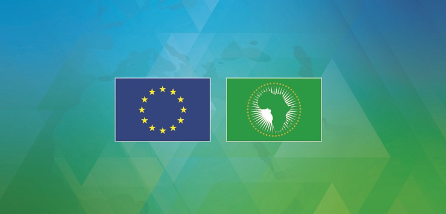 Banner of the 2022 EU-AU Summit