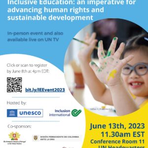 Inclusive Education Event Flyer
