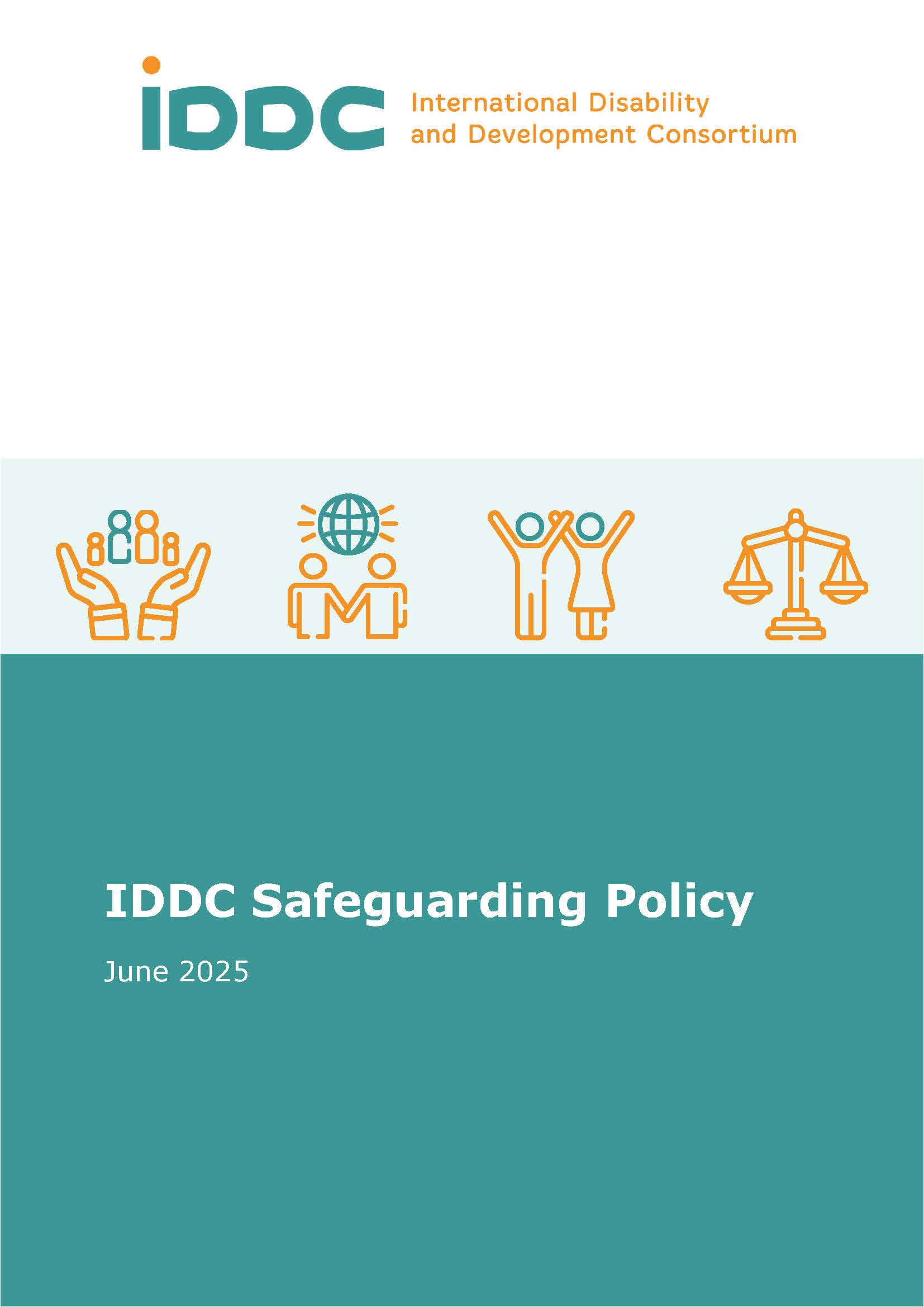 IDDC SAfeguarding Policy cover page